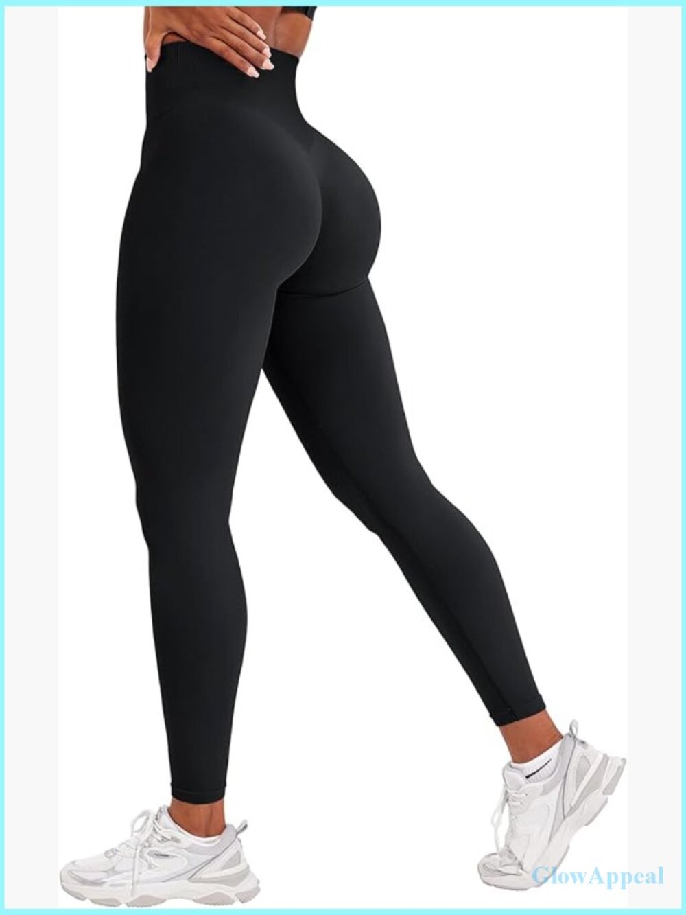 Seamless High Waist Yoga Leggings - Nylon
